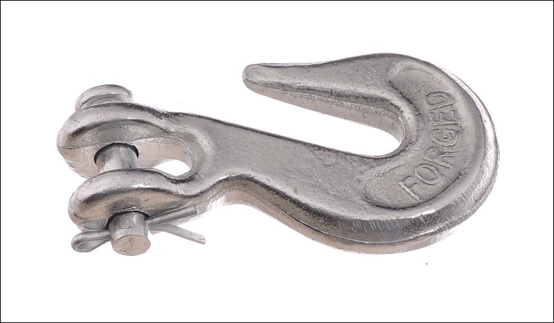 grab hook with clevis pin